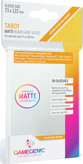 Gamegenic - Micas MATTE Sleeves: Tarot Clear - Gamesmart